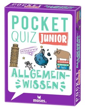 Moses Pocket Quiz junior Allgemeinwissen